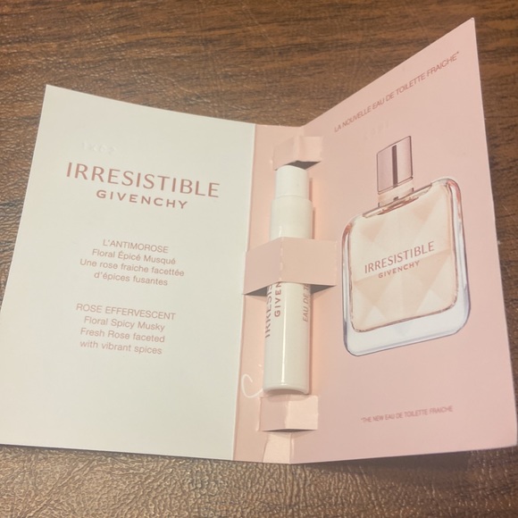 - 5/$25.00 Givenchy Irresistible Sample perfume 1ml spray ladies - Picture 2 of 3